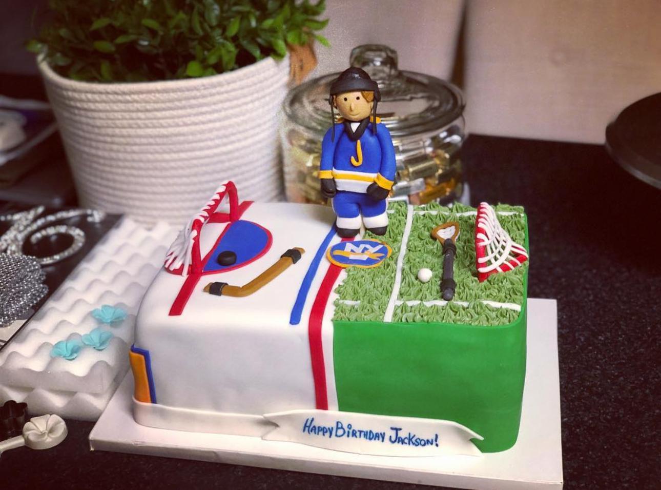 Hockey & Lacrosse Cake