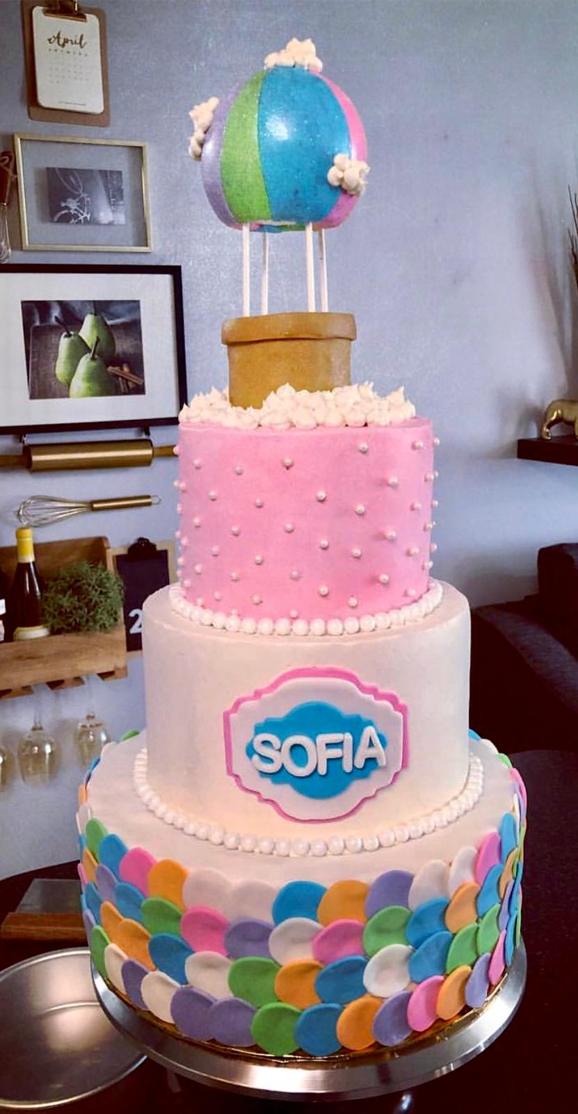 Hot Air Balloon Cake — Atelier Cakes