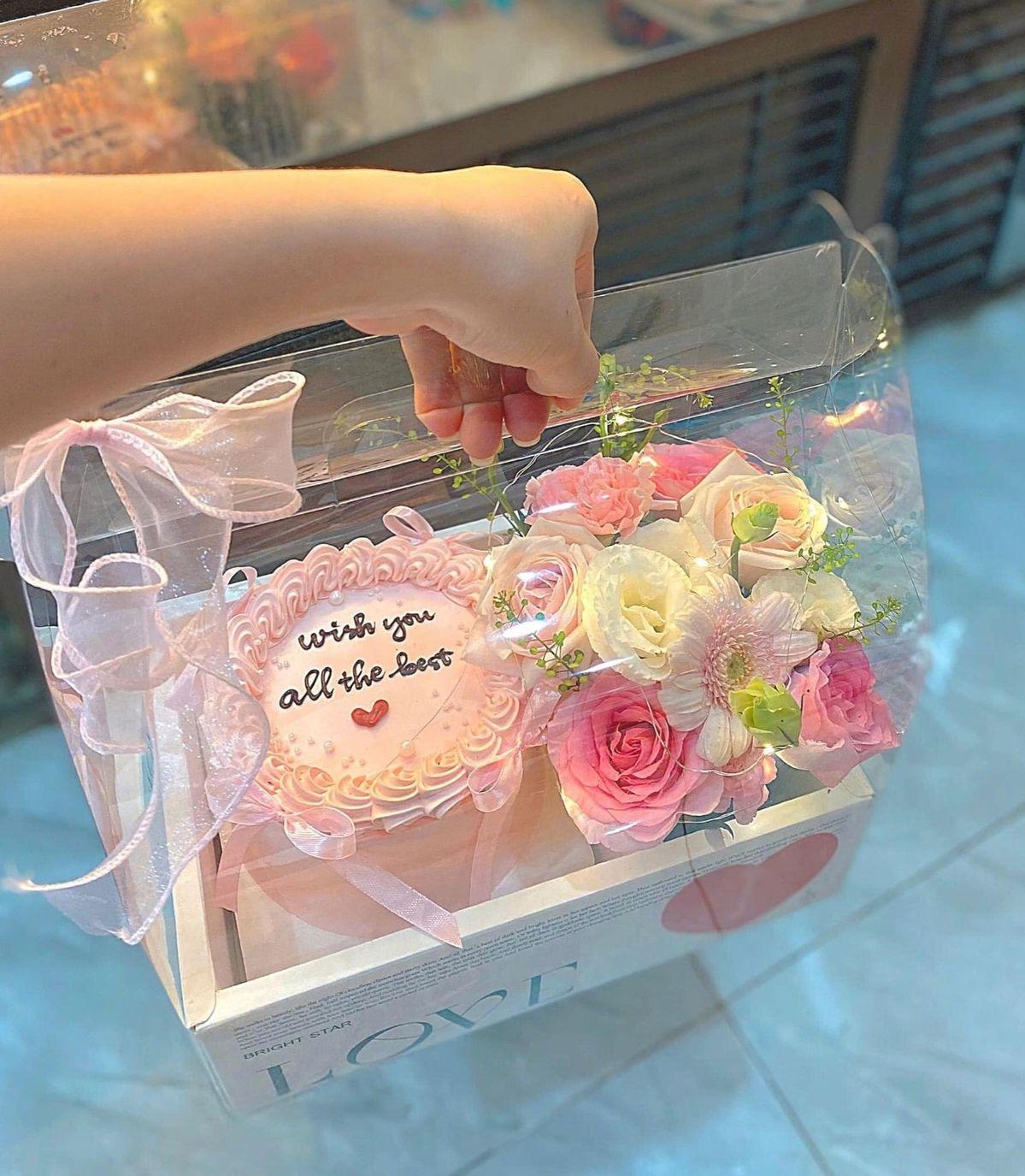 Floral Number Cake